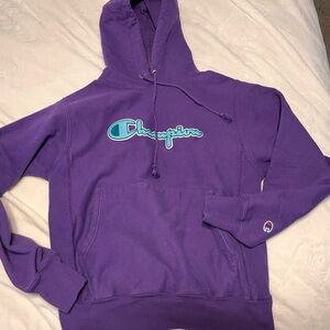 Champion Purple Hoodie